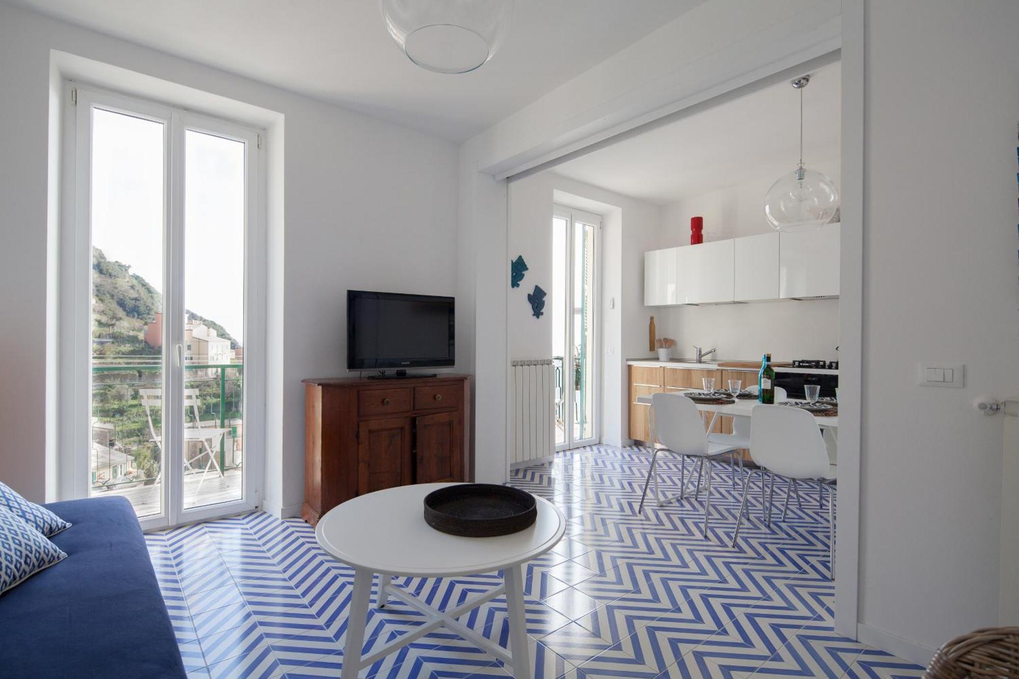 San Giovanni Apt, Seaview Terrace, 2 Aircondo Bdr, Easy From Train Or Private Parking Riomaggiore Zewnętrze zdjęcie