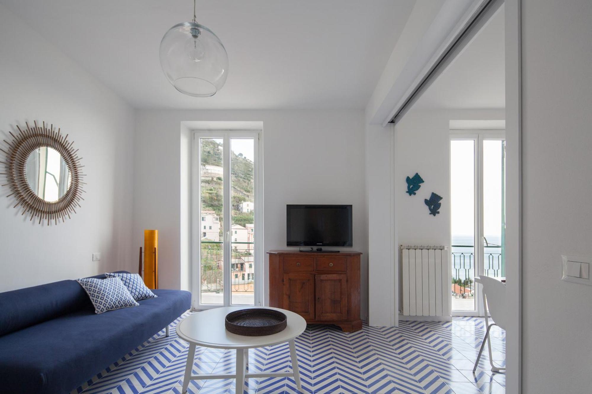 San Giovanni Apt, Seaview Terrace, 2 Aircondo Bdr, Easy From Train Or Private Parking Riomaggiore Zewnętrze zdjęcie