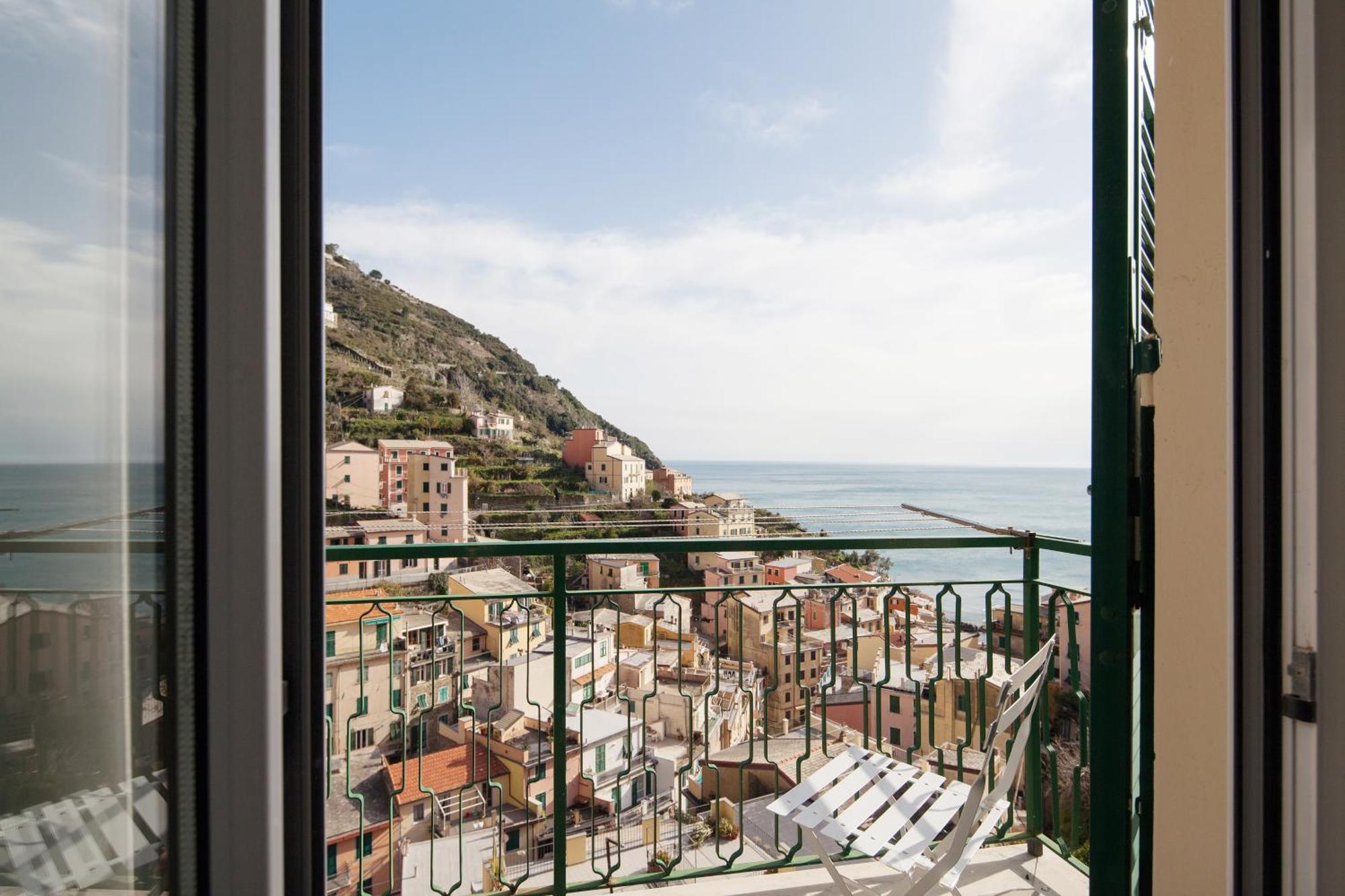 San Giovanni Apt, Seaview Terrace, 2 Aircondo Bdr, Easy From Train Or Private Parking Riomaggiore Zewnętrze zdjęcie